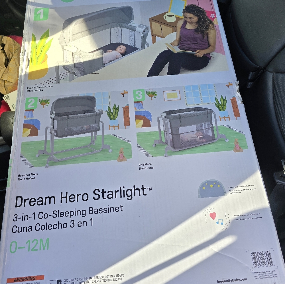 Dream Here Starlight sleeping Bassinet